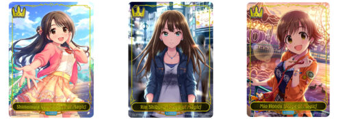 Shadowverse Evolve: Idolm@ster Cinderella Girls Crossover Starter Deck: Cute, Cool, or Passion sample cards 2