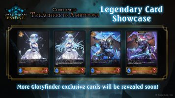 Shadowverse Evolve: Treacherous Ambitions Gloryfinder Starter Deck sample cards