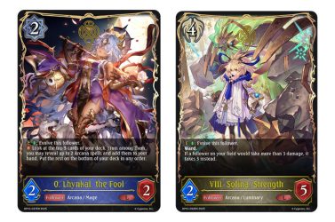 Gods of the Arcana, Arcana Cards