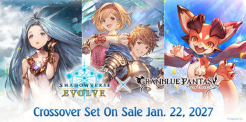 Shadowverse Evolve: Granblue Fantasy Crossover Booster Display