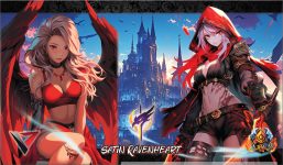 Satin Ravenheart Playmat • SMG7010