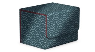 Deck Case: Sidewinder 100+ Shogun’s Journey- Part 2: Seigaiha (Dark Blue / Dark Red), box