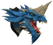 Dungeons & Dragons: Blue Dragon Trophy Plaque