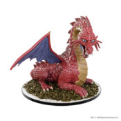D&D Icons of the Realms: Set 31 — 50th Anniversary, Classic Red Dragon Boxed Miniature